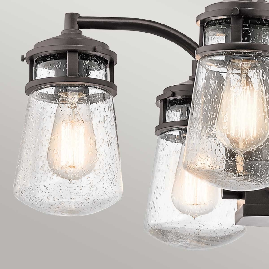 Kichler - Āra lustra ar stieni LYNDON 5xE27/60W/230V IP44