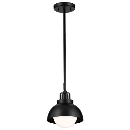 Kichler - Sienas lampa NIVA 1xE27/40W/230V melna