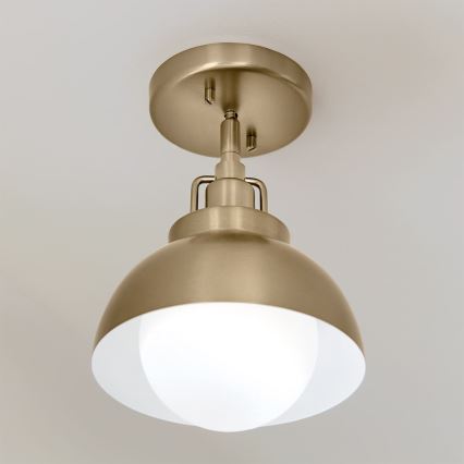 Kichler - Sienas lampa NIVA 1xE27/40W/230V misiņš