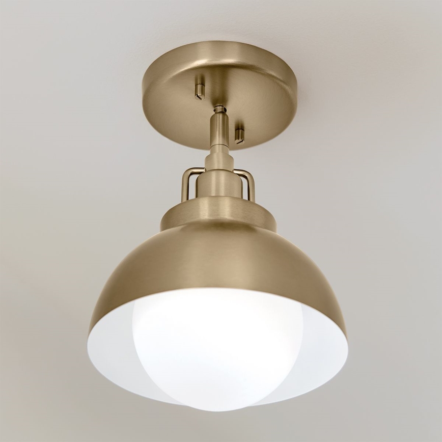 Kichler - Sienas lampa NIVA 1xE27/40W/230V misiņš