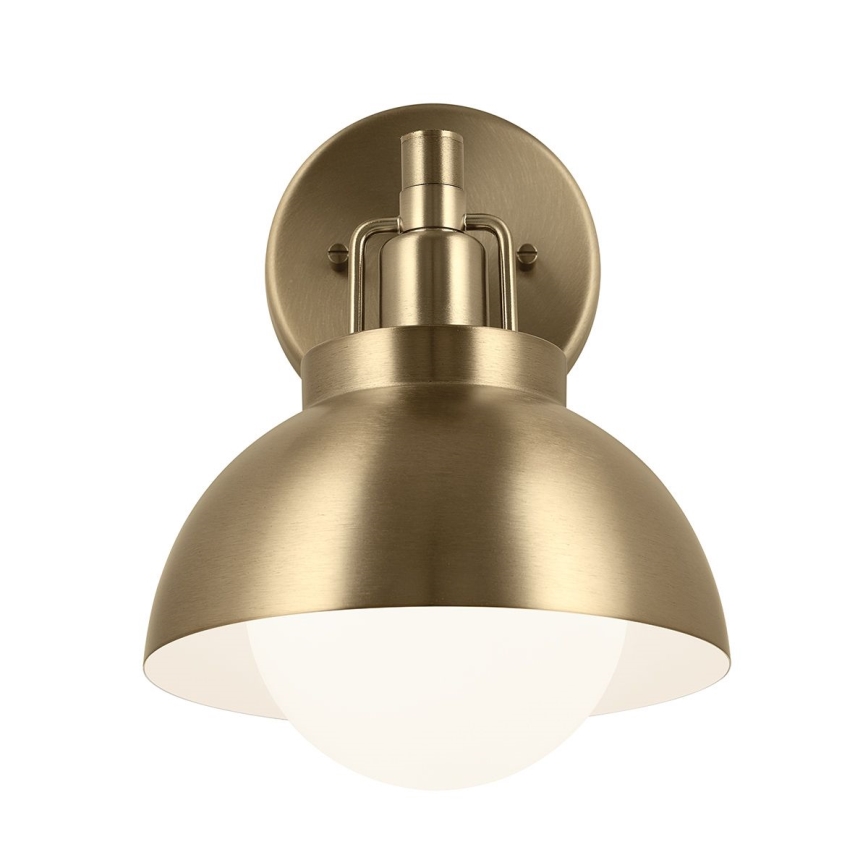 Kichler - Sienas lampa NIVA 1xE27/40W/230V misiņš