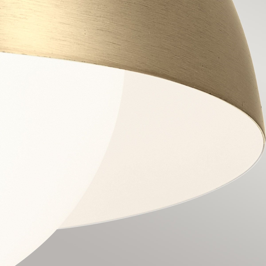Kichler - Sienas lampa NIVA 1xE27/40W/230V misiņš