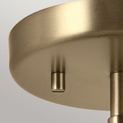 Kichler - Sienas lampa NIVA 1xE27/40W/230V misiņš
