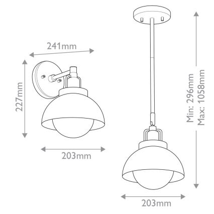 Kichler - Sienas lampa NIVA 1xE27/40W/230V misiņš