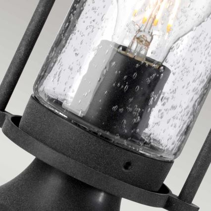 Kichler - Āra lampa RIVERWOOD 1xE27/60W/230V IP44 melna