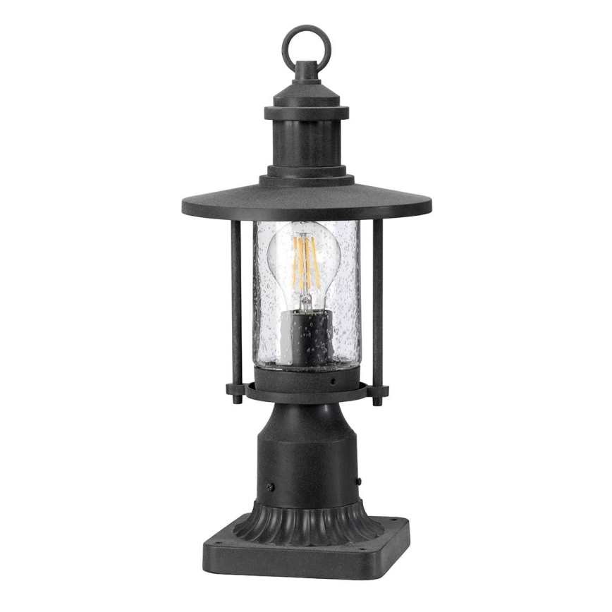 Kichler - Āra lampa RIVERWOOD 1xE27/60W/230V IP44 melna