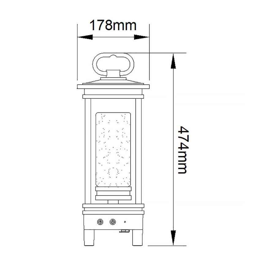 Kichler - LED Āra uzlādējams galda lampa ar skaļruni SOUTH HOPE LED/3W/230V 8800 mAh IP44