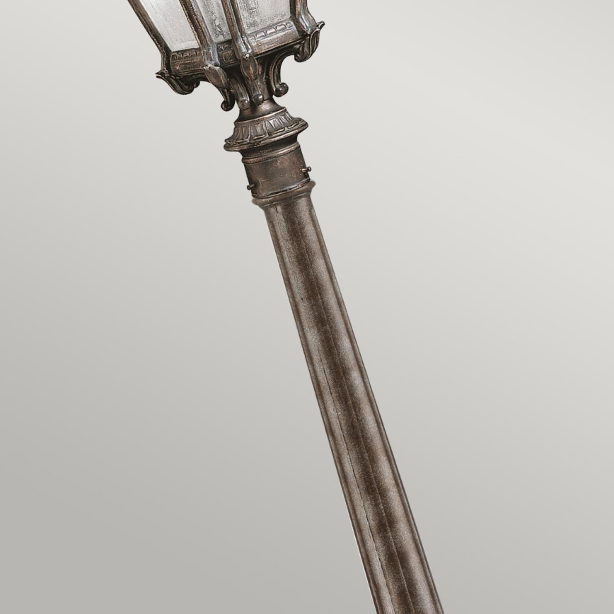 Kichler - Āra lampa TOURNAI 1xE27/60W/230V IP44 bronzas krāsā