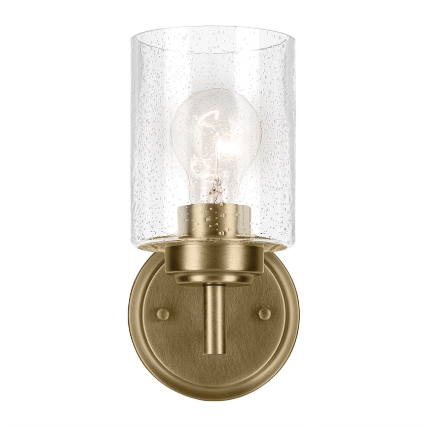 Kichler - Sienas lampa WINSLOW 1xE27/60W/230V misiņš