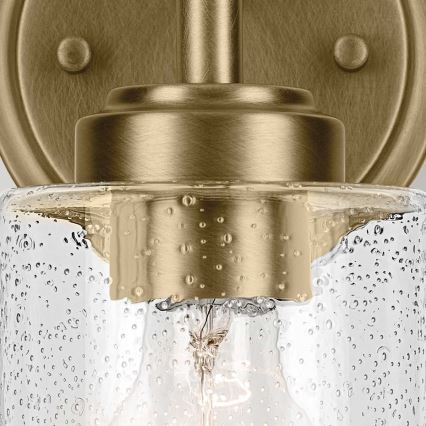 Kichler - Sienas lampa WINSLOW 1xE27/60W/230V misiņš