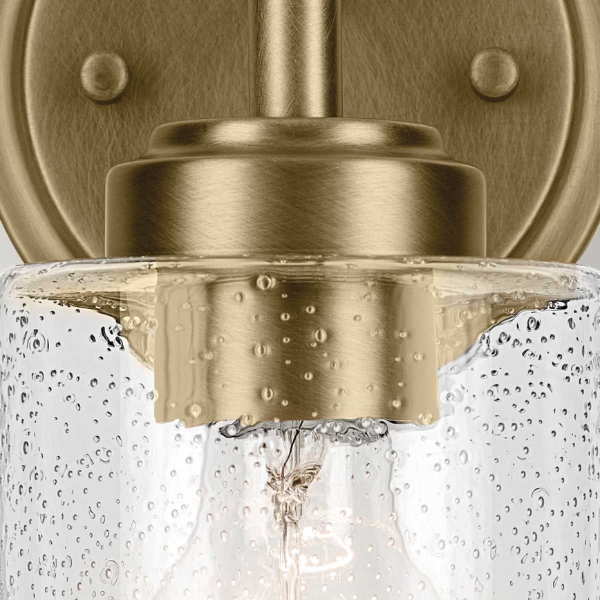 Kichler - Sienas lampa WINSLOW 1xE27/60W/230V misiņš