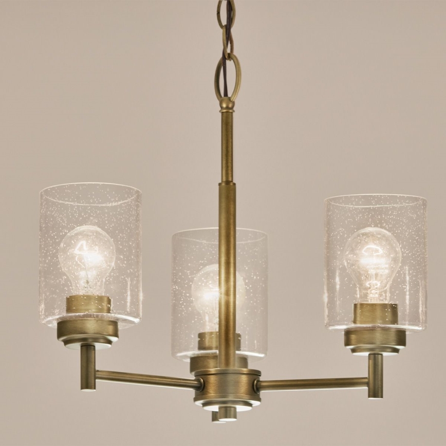 Kichler - Lustra ar ķēdi WINSLOW 3xE27/60W/230V d. 45,8 cm misiņš