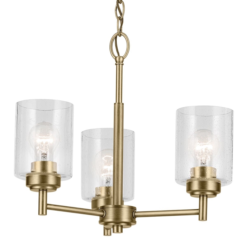 Kichler - Lustra ar ķēdi WINSLOW 3xE27/60W/230V d. 45,8 cm misiņš