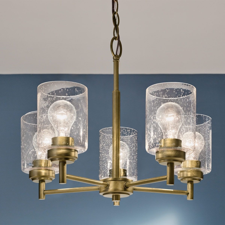 Kichler - Lustra ar ķēdi WINSLOW 5xE27/60W/230V d. 50,2 cm misiņš