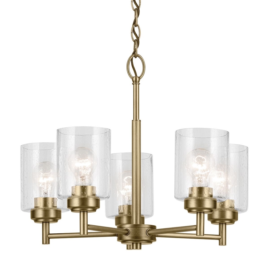 Kichler - Lustra ar ķēdi WINSLOW 5xE27/60W/230V d. 50,2 cm misiņš