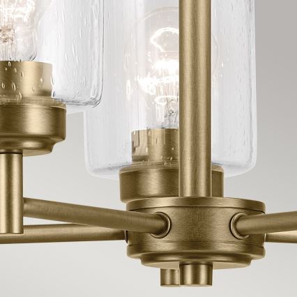 Kichler - Lustra ar ķēdi WINSLOW 5xE27/60W/230V d. 50,2 cm misiņš