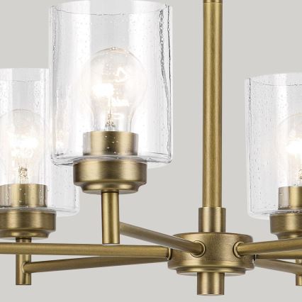 Kichler - Lustra ar ķēdi WINSLOW 6xE27/60W/230V d. 66 cm misiņš