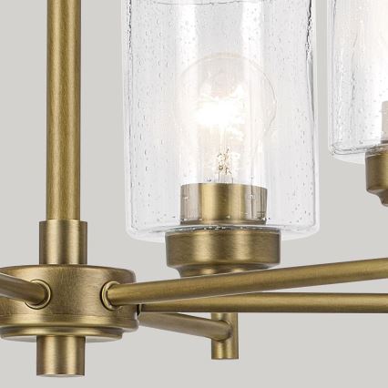 Kichler - Lustra ar ķēdi WINSLOW 6xE27/60W/230V d. 66 cm misiņš