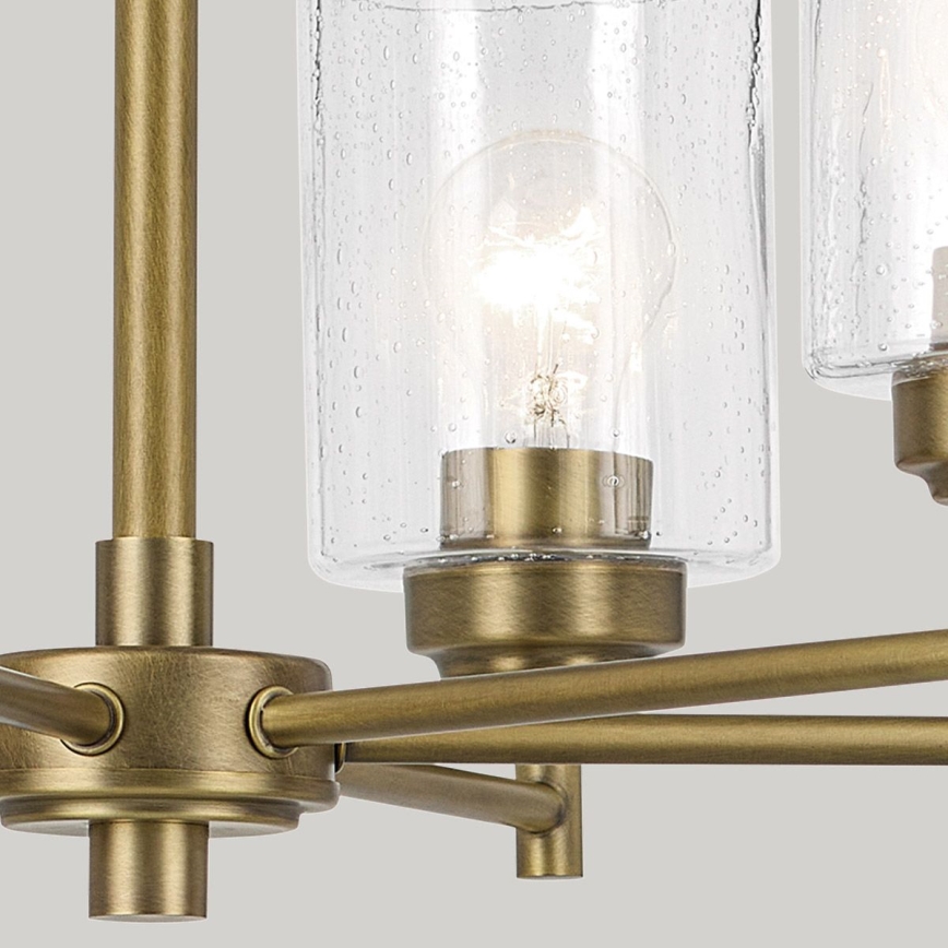 Kichler - Lustra ar ķēdi WINSLOW 6xE27/60W/230V d. 66 cm misiņš
