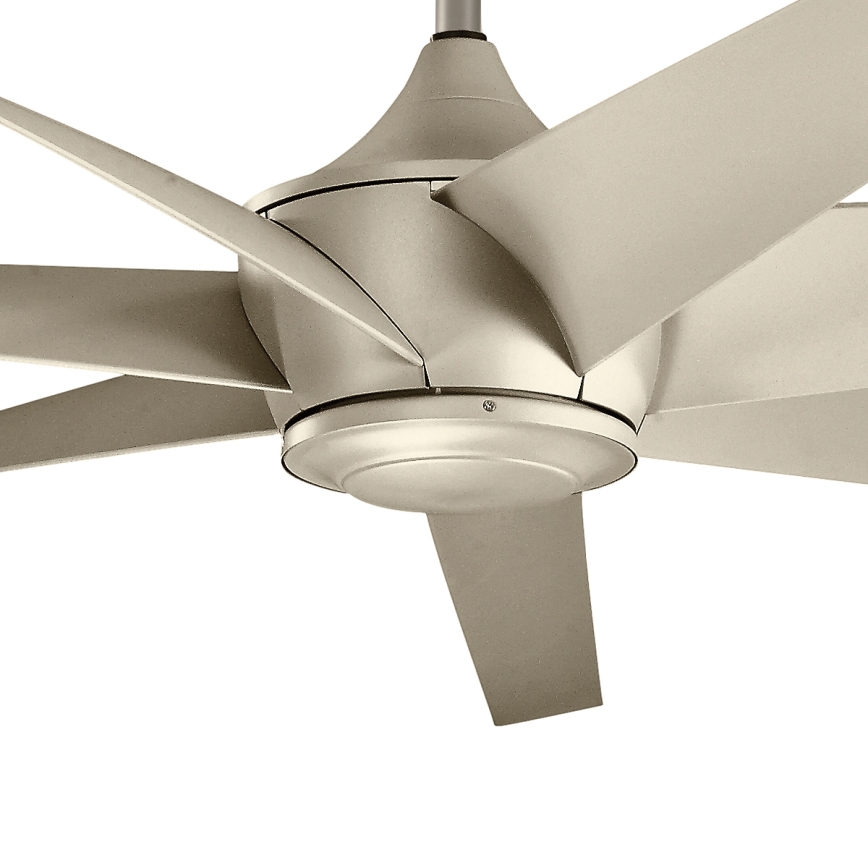 Kichler - Griestu ventilators LEHR IP44 + tālvadības pults