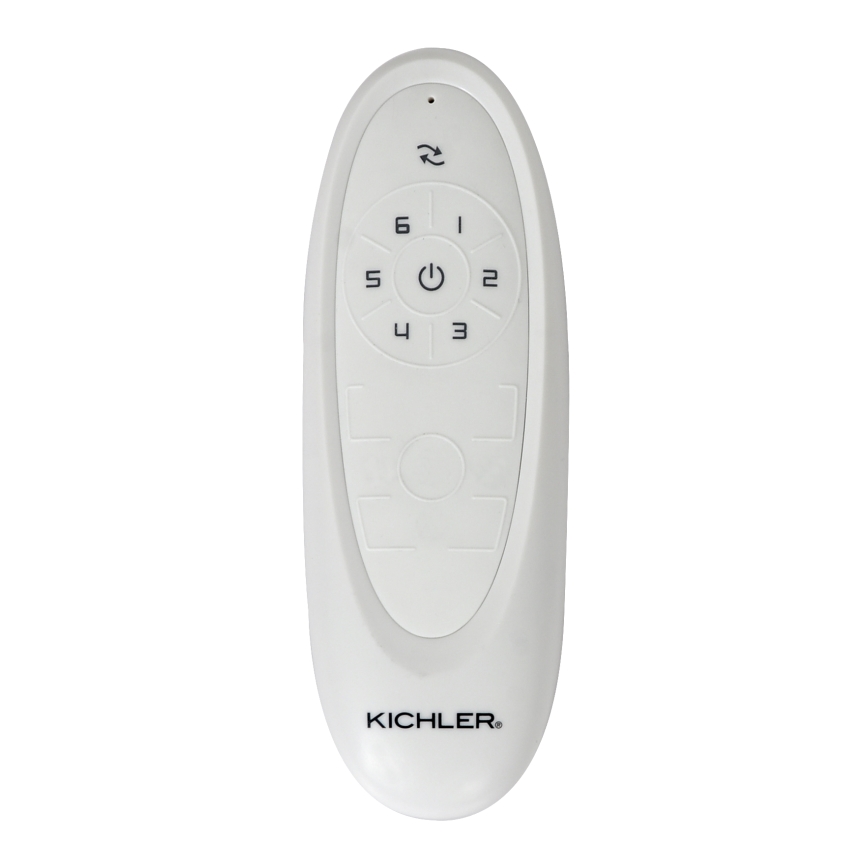 Kichler - Griestu ventilators LEHR IP44 diametrs 137 cm + tālvadība