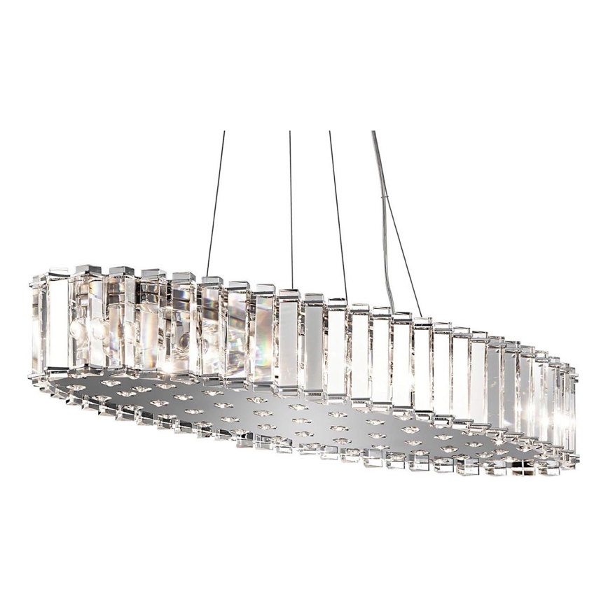 Kichler - LED Vannas istabas lustra ar auklu CRYSTAL SKYE 12xG9/3W/230V IP44
