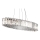 Kichler - LED Vannas istabas lustra ar auklu CRYSTAL SKYE 12xG9/3W/230V IP44