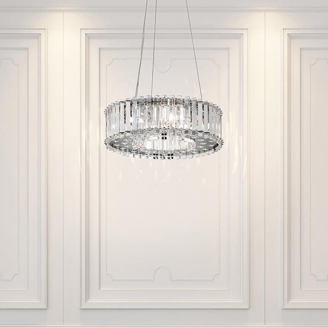 Kichler - LED Vannas istabas lustra ar auklu CRYSTAL SKYE 6xG9/3W/230V IP44
