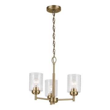 Kichler - Lustra ar ķēdi WINSLOW 3xE27/60W/230V d. 45,8 cm misiņš
