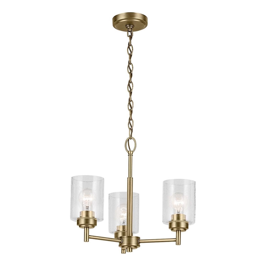 Kichler - Lustra ar ķēdi WINSLOW 3xE27/60W/230V d. 45,8 cm misiņš