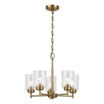 Kichler - Lustra ar ķēdi WINSLOW 5xE27/60W/230V d. 50,2 cm misiņš