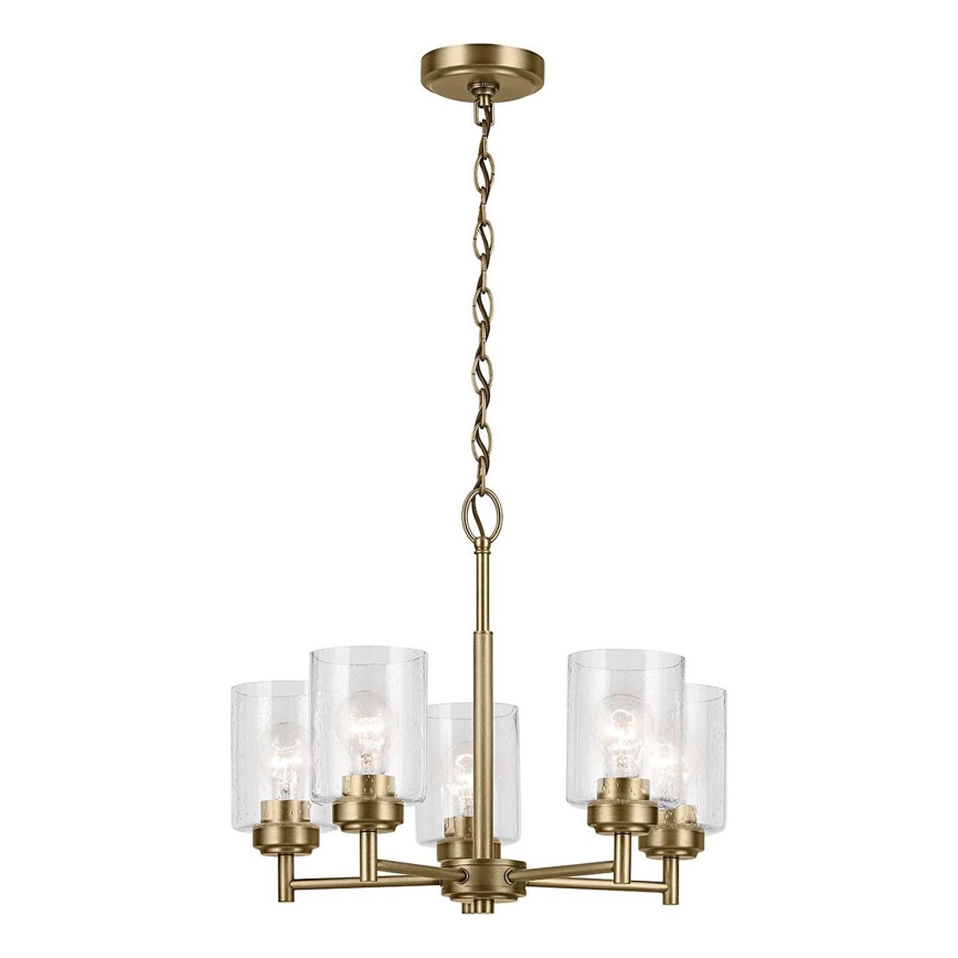 Kichler - Lustra ar ķēdi WINSLOW 5xE27/60W/230V d. 50,2 cm misiņš