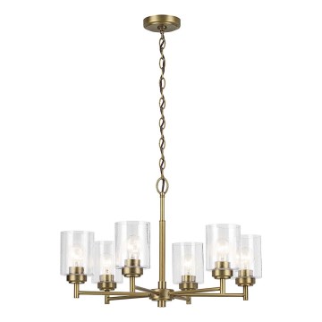 Kichler - Lustra ar ķēdi WINSLOW 6xE27/60W/230V d. 66 cm misiņš