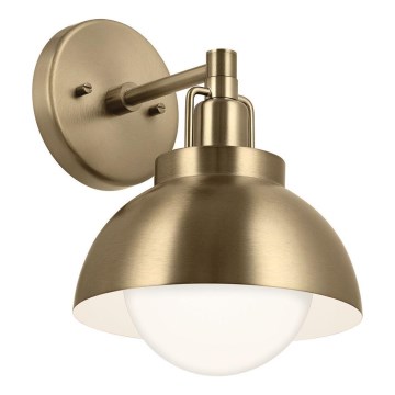 Kichler - Sienas lampa NIVA 1xE27/40W/230V misiņš