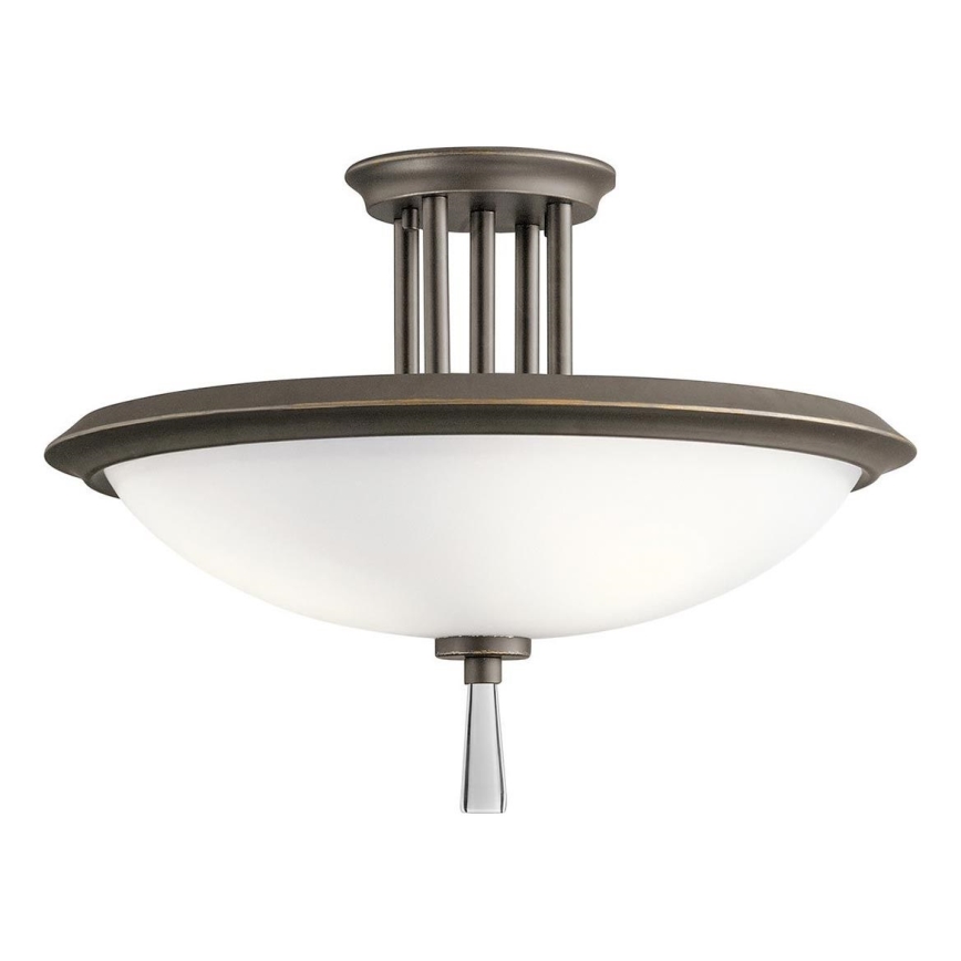 Kichler - Virsapmetuma lustra DREYFUS 3xE27/60W/230V bronza