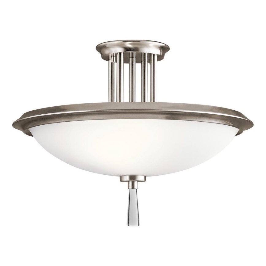 Kichler - Virsapmetuma lustra DREYFUS 3xE27/60W/230V matēts hroms