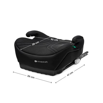 KINDERKRAFT - auto paaugstinātājs I-BOOST 2 PRO i-Size 125–150 cm melns