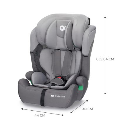 KINDERKRAFT - Autokrēsliņš COMFORT UP i-Izmērs (76-150 cm) gaiši pelēka