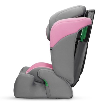 KINDERKRAFT - Autokrēsliņš COMFORT UP i-Izmērs (76-150 cm) pelēka/rozā
