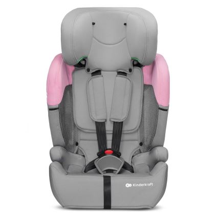 KINDERKRAFT - Autokrēsliņš COMFORT UP i-Izmērs (76-150 cm) pelēka/rozā