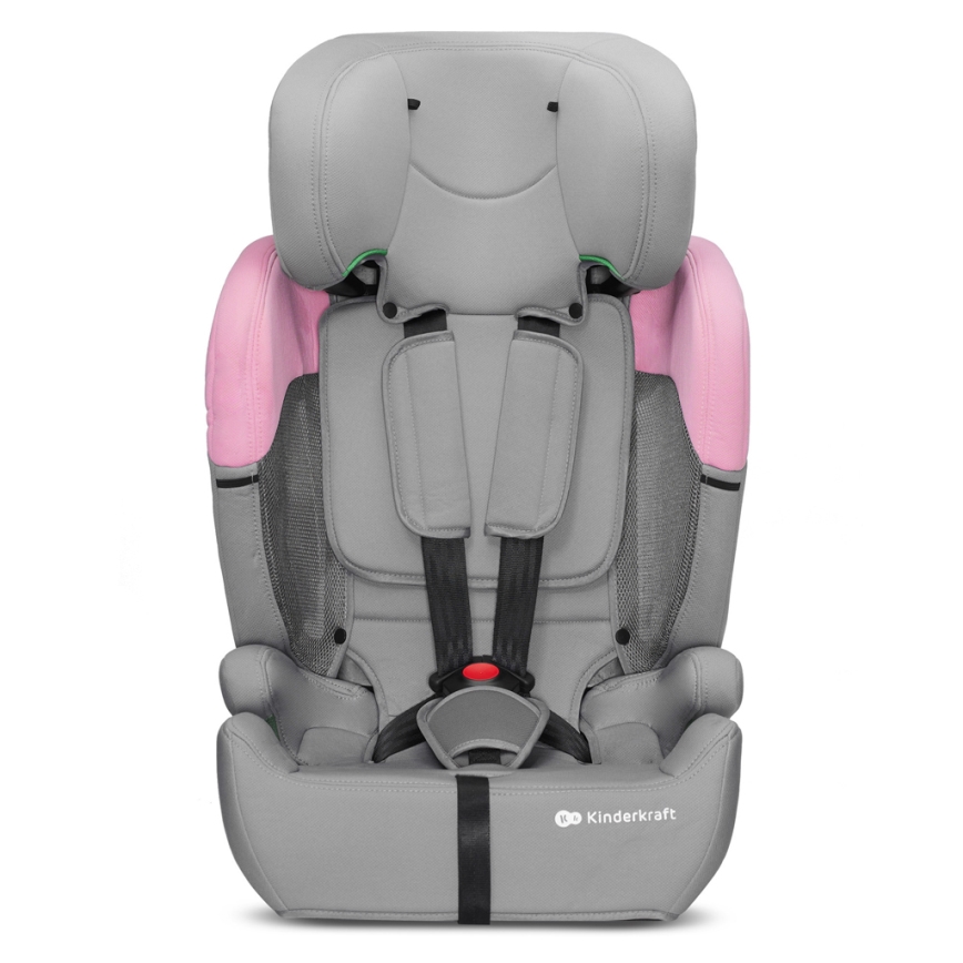 KINDERKRAFT - Autokrēsliņš COMFORT UP i-Izmērs (76-150 cm) pelēka/rozā