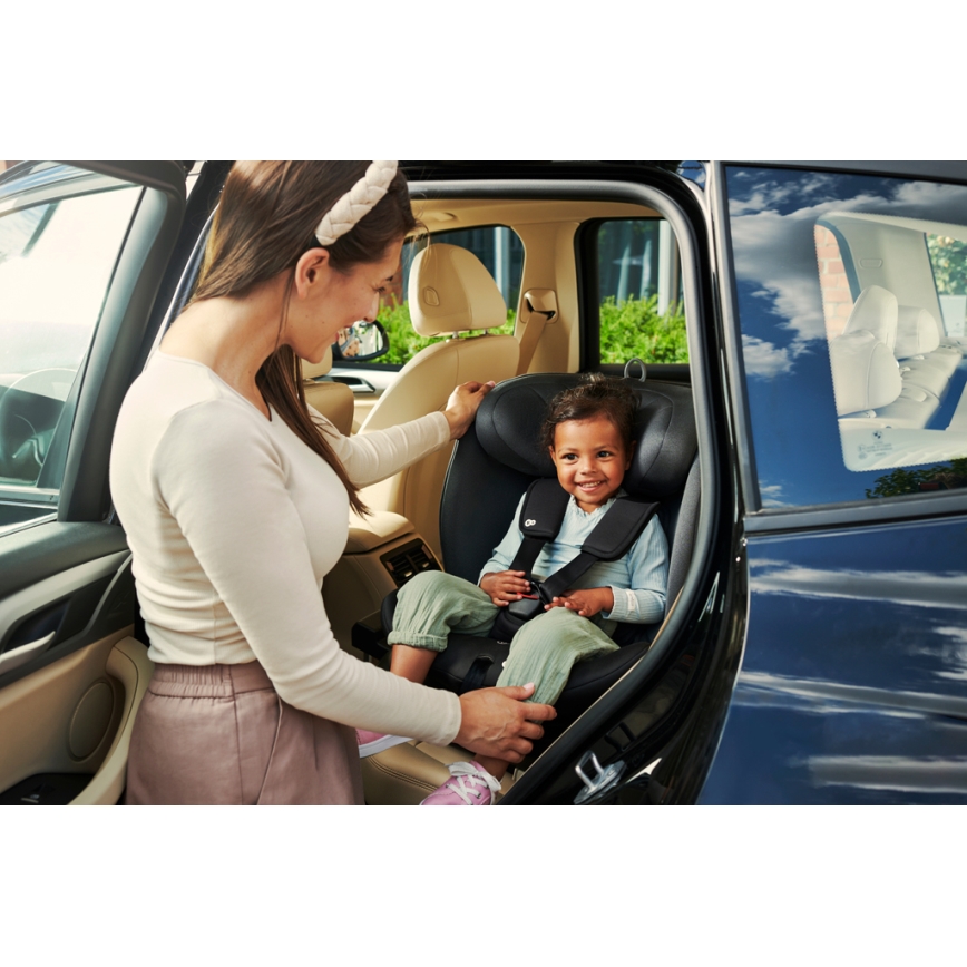 KINDERKRAFT - Autokrēsliņš I-360 i-Izmērs (40-150 cm) melna