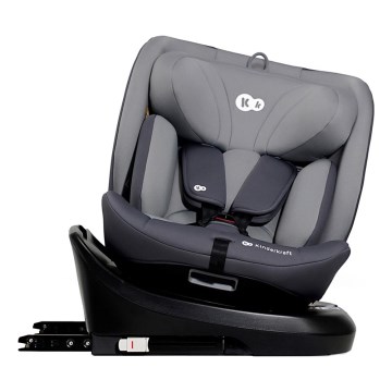 KINDERKRAFT - Autokrēsliņš I-GROW i-Izmērs (40-150 cm) pelēka