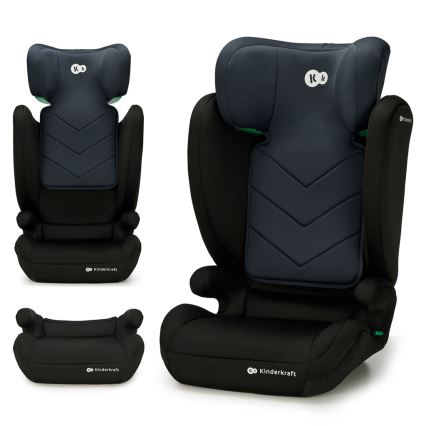 KINDERKRAFT - Autokrēsliņš I-SPARK i-Izmērs (100-150 cm) melna