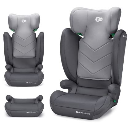 KINDERKRAFT - Autokrēsliņš I-SPARK i-Izmērs (100-150 cm) pelēka