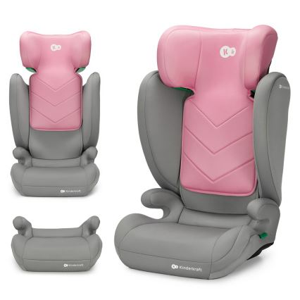 KINDERKRAFT - Autokrēsliņš I-SPARK i-Izmērs (100-150 cm) rozā
