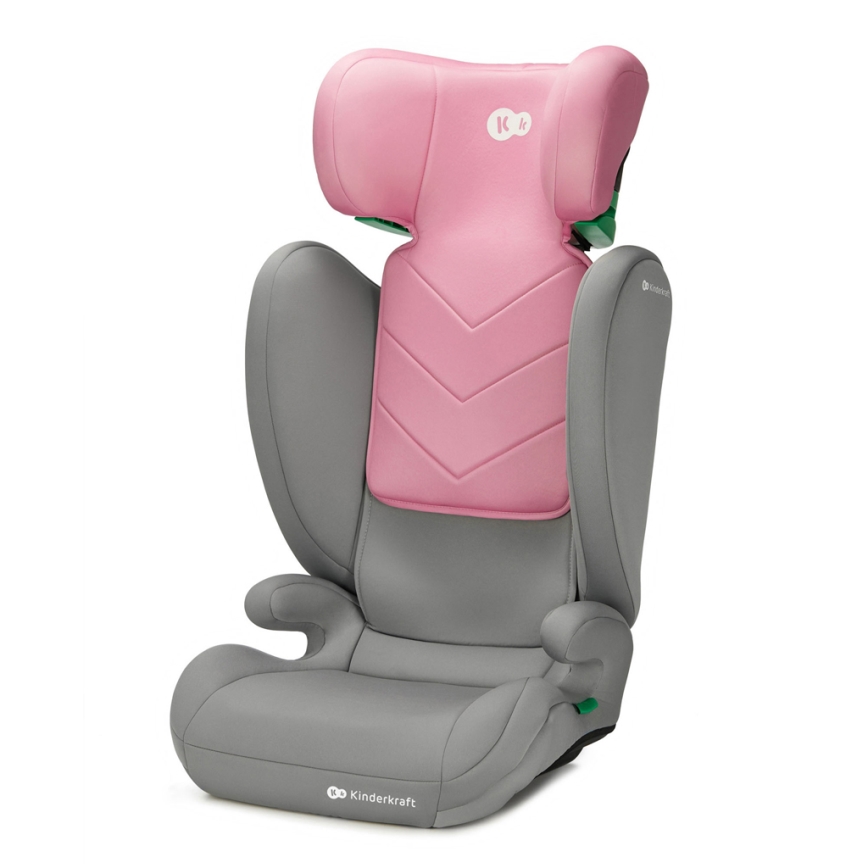 KINDERKRAFT - Autokrēsliņš I-SPARK i-Izmērs (100-150 cm) rozā