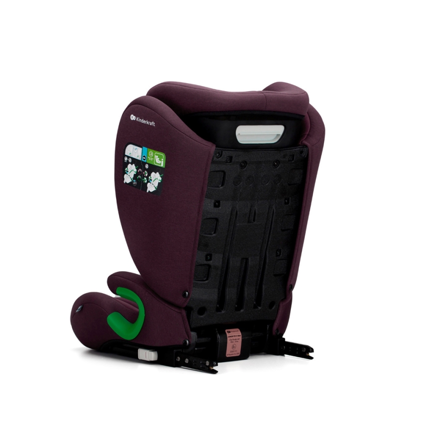 KINDERKRAFT - Autokrēsliņš JUNIOR FIX 2 (100-150 cm) Cherry pearl