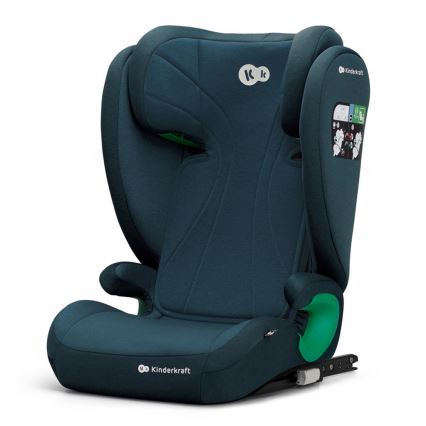KINDERKRAFT - Autokrēsliņš JUNIOR FIX 2 (100-150 cm) Harbor zila