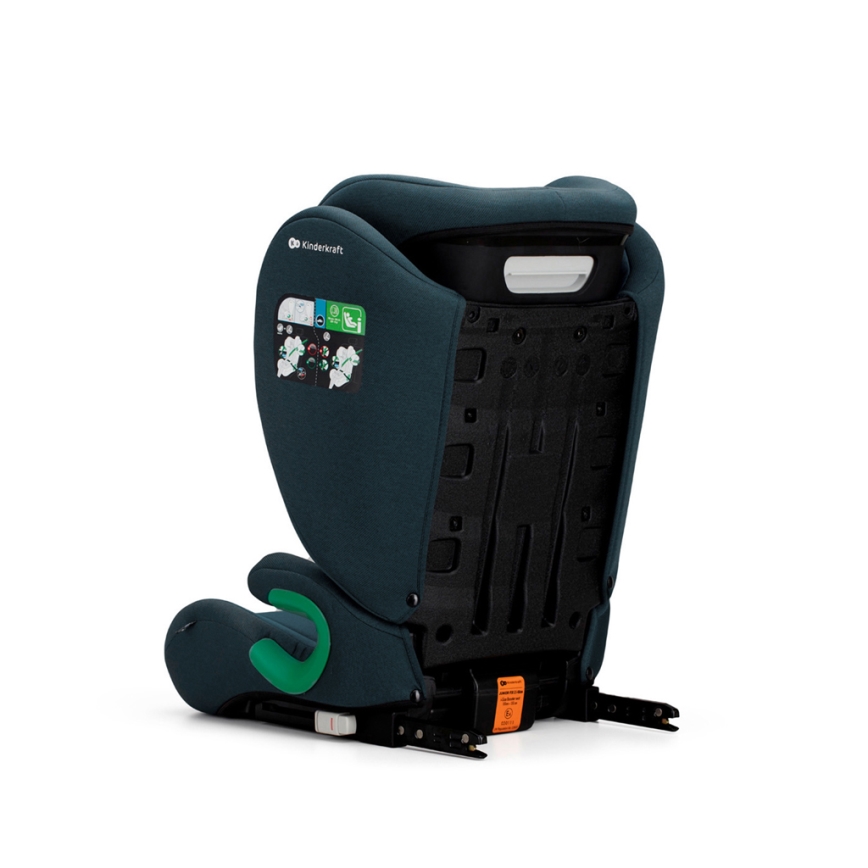 KINDERKRAFT - Autokrēsliņš JUNIOR FIX 2 (100-150 cm) Harbor zila